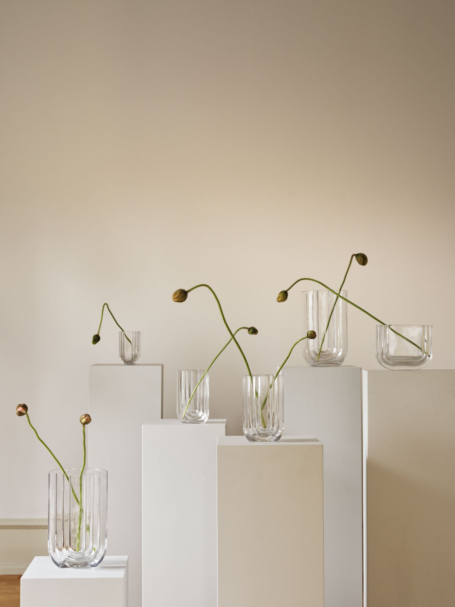 VIMA Vase Oval Klarglas