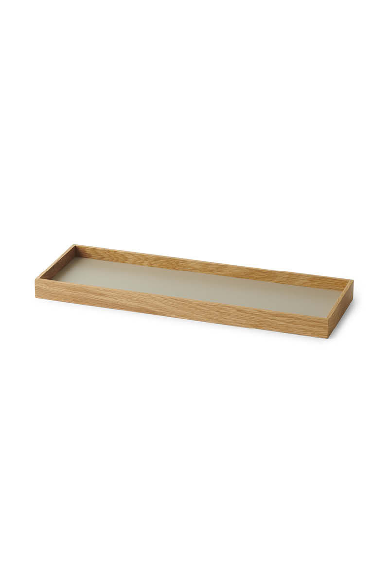 FRAME Tablett Klein Eiche Grau
