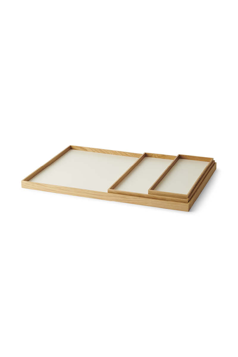 FRAME Tablett Klein Eiche Beige