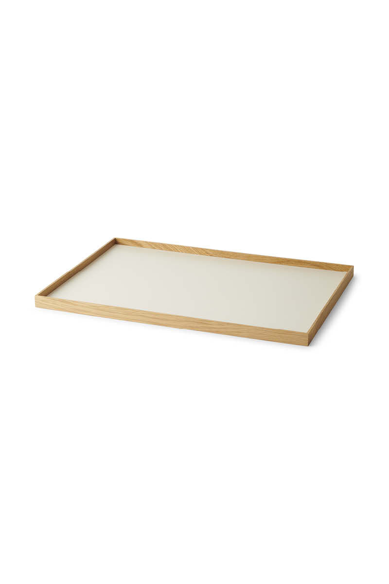 FRAME Tablett Groß Eiche Beige