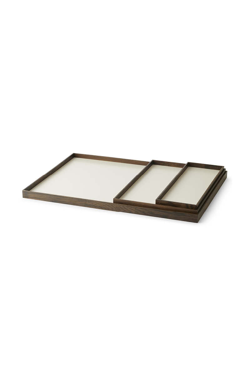 FRAME Tablett Klein Räuchereiche Beige
