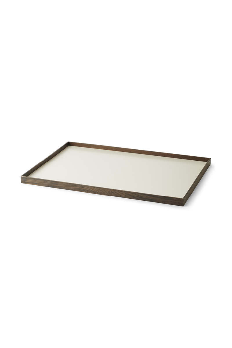FRAME Tablett Groß Räuchereiche Beige