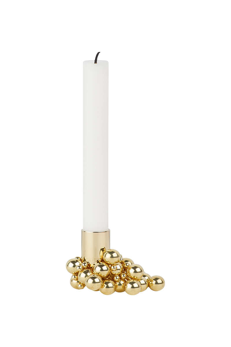 MOLEKYL Kerzenhalter 1 Messing