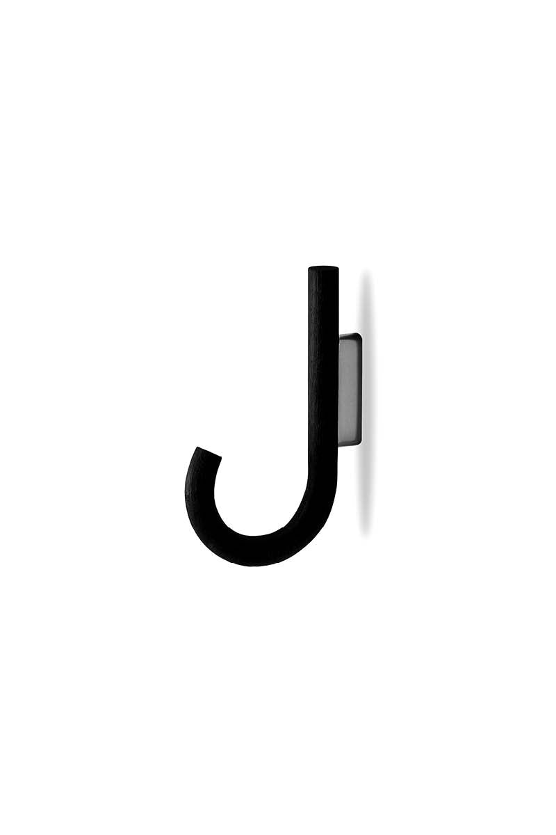 HOOK Haken Schwarzeiche Schwarz