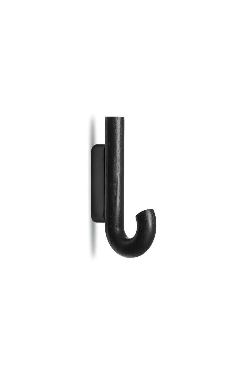 HOOK Haken Mini Schwarz Eiche Schwarz