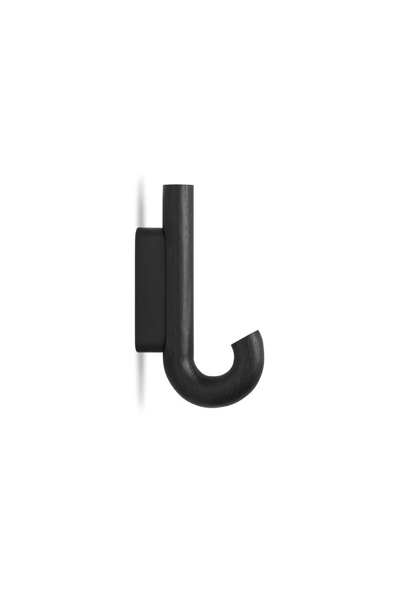 HOOK Haken Mini Schwarz Eiche Schwarz