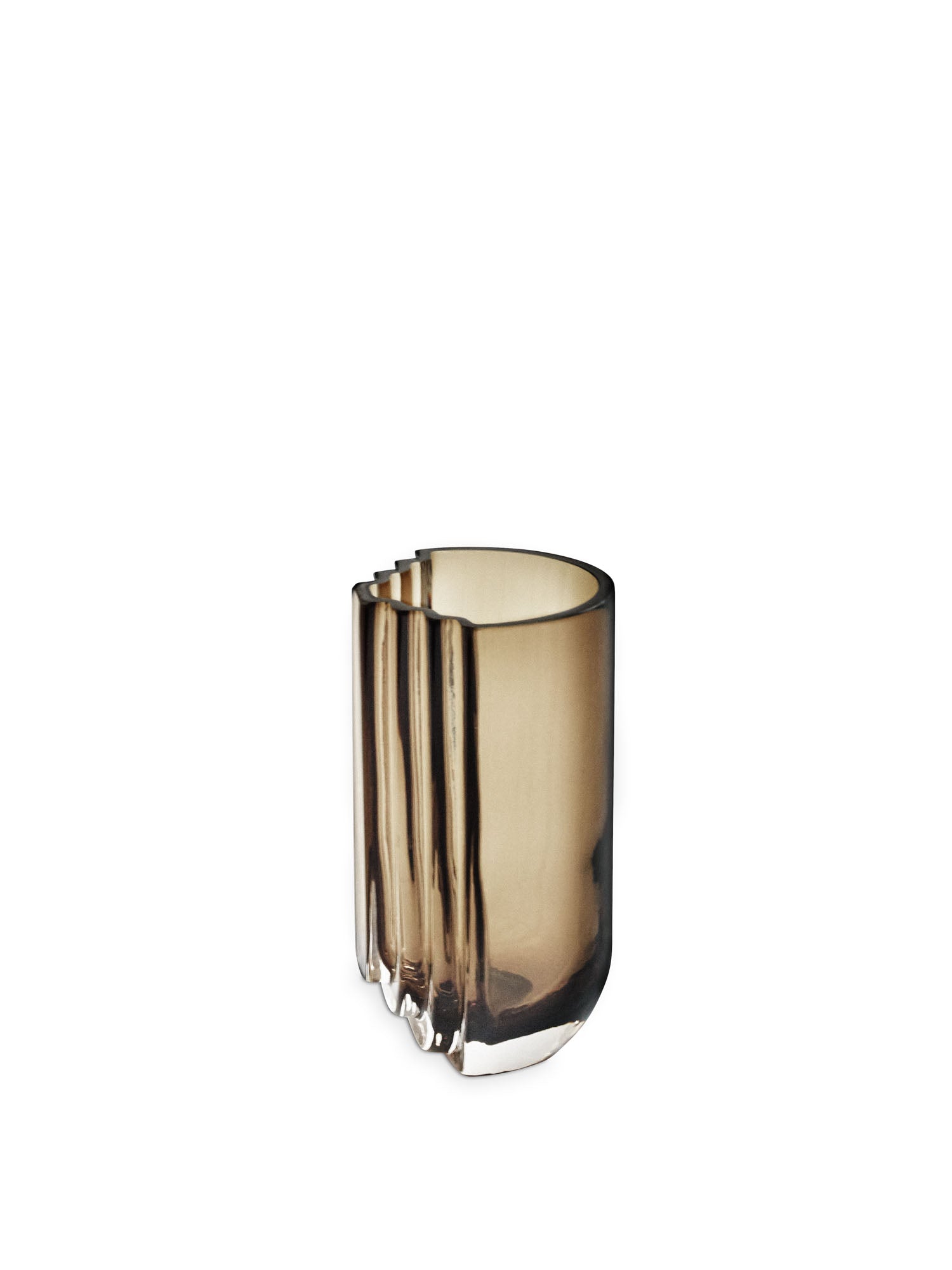 VIMA Vase Mittel Rauchglas