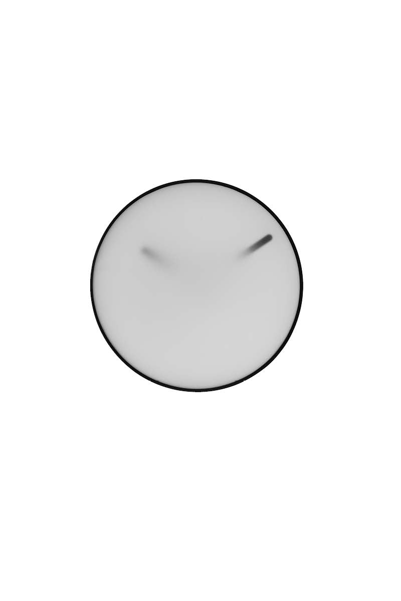 MOMENTT Wanduhr Weiß