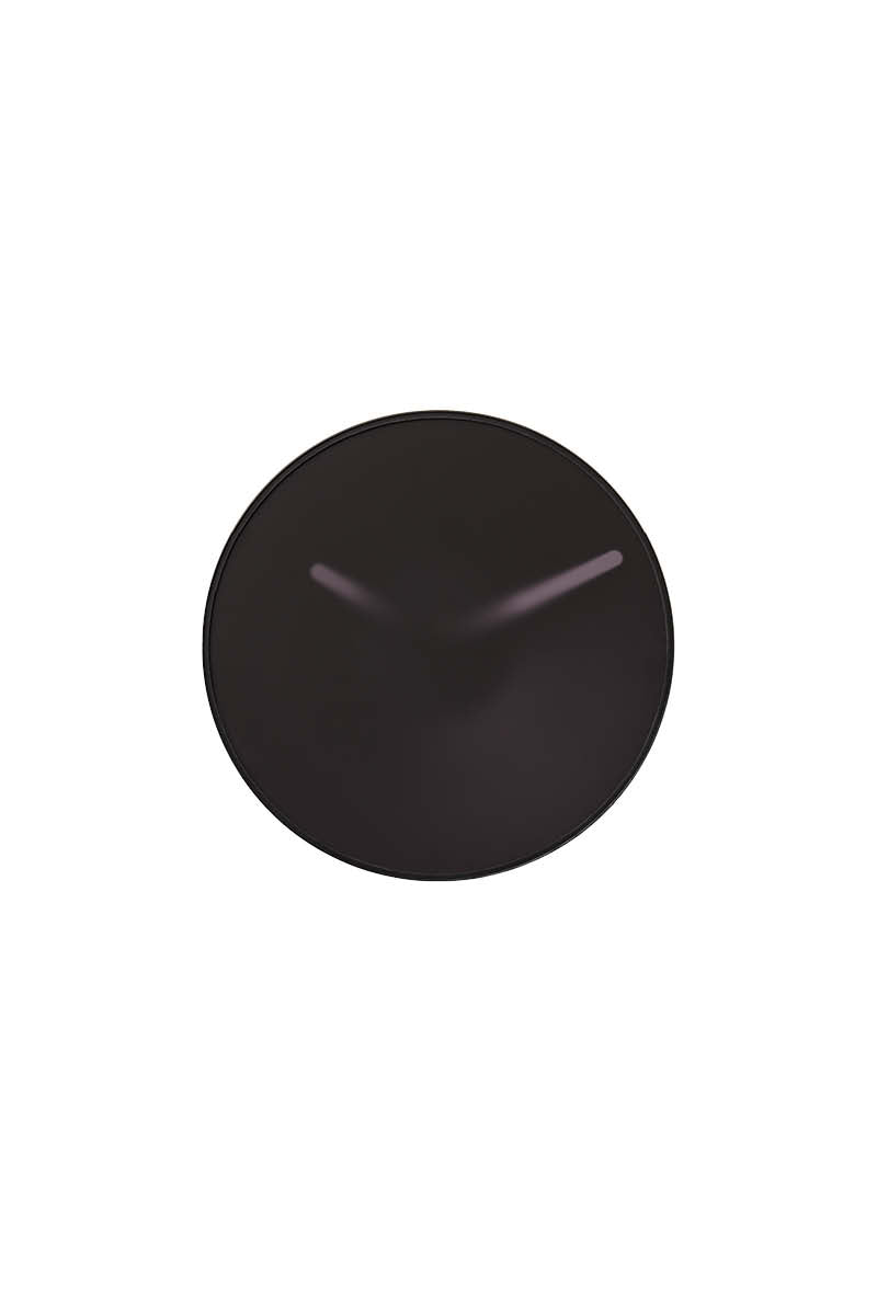 MOMENTT Wanduhr Schwarz