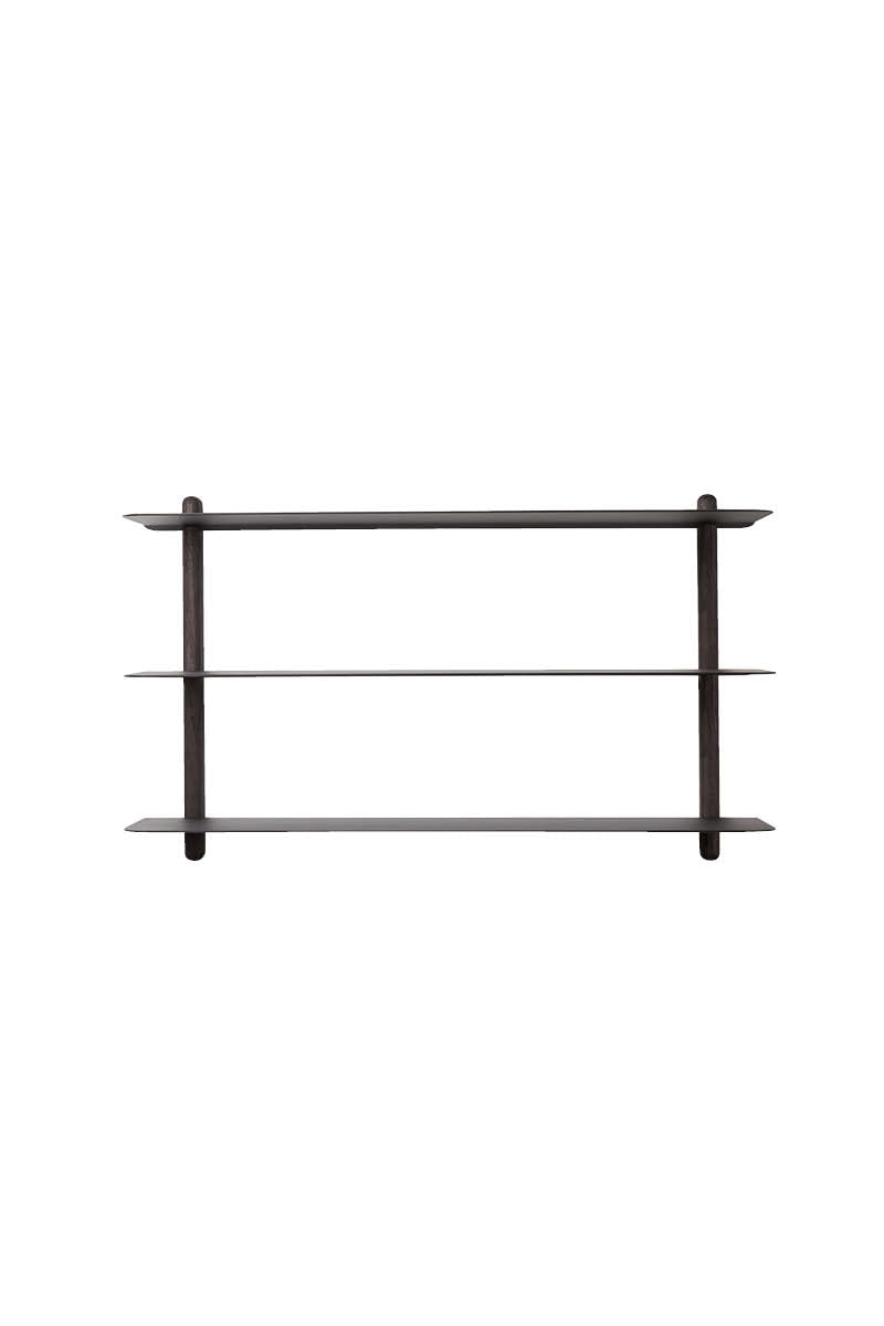 NIVO Regal A Schwarz-Esche Schwarz
