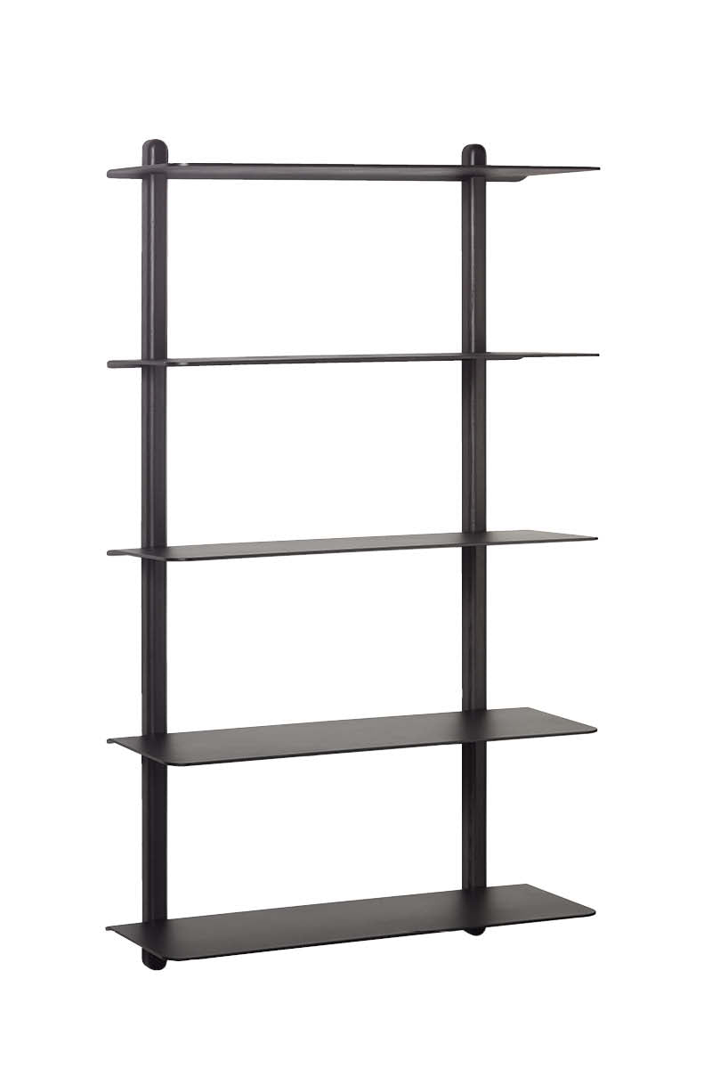 NIVO Regal Groß E Schwarz-Esche Schwarz