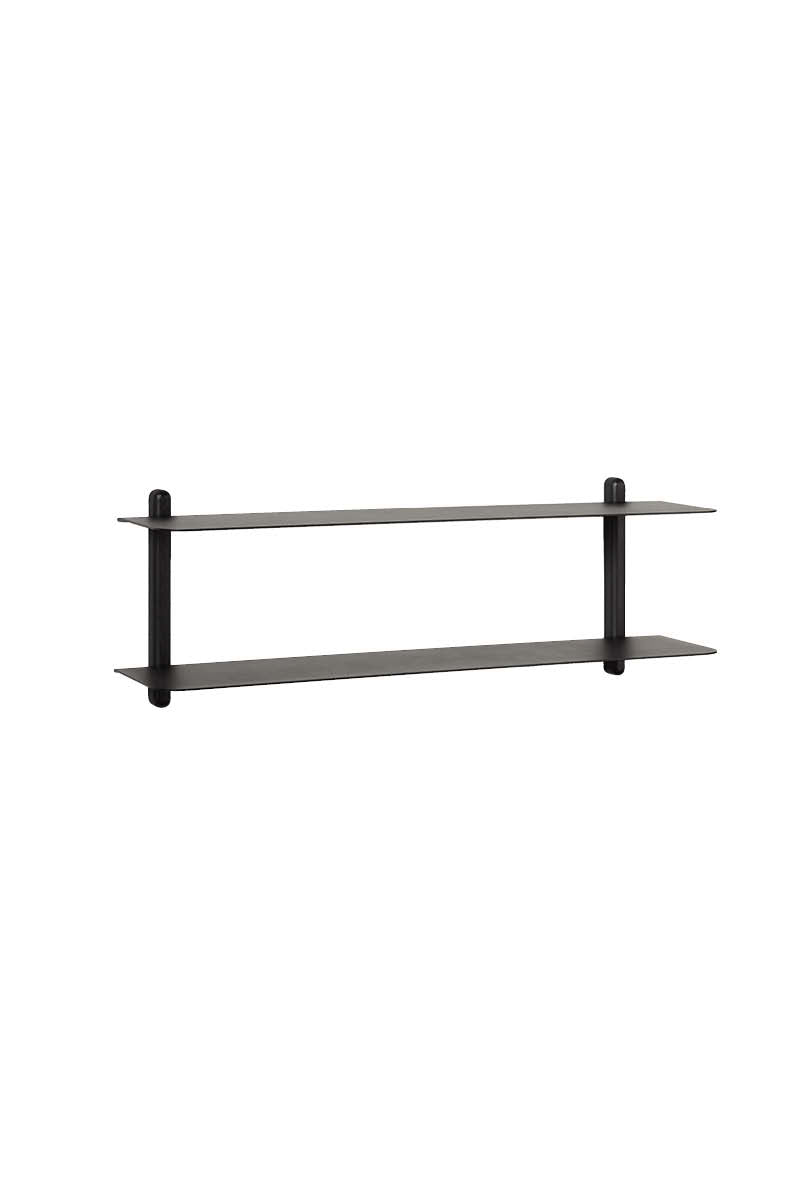 NIVO Regal F Schwarze-Esche Schwarz