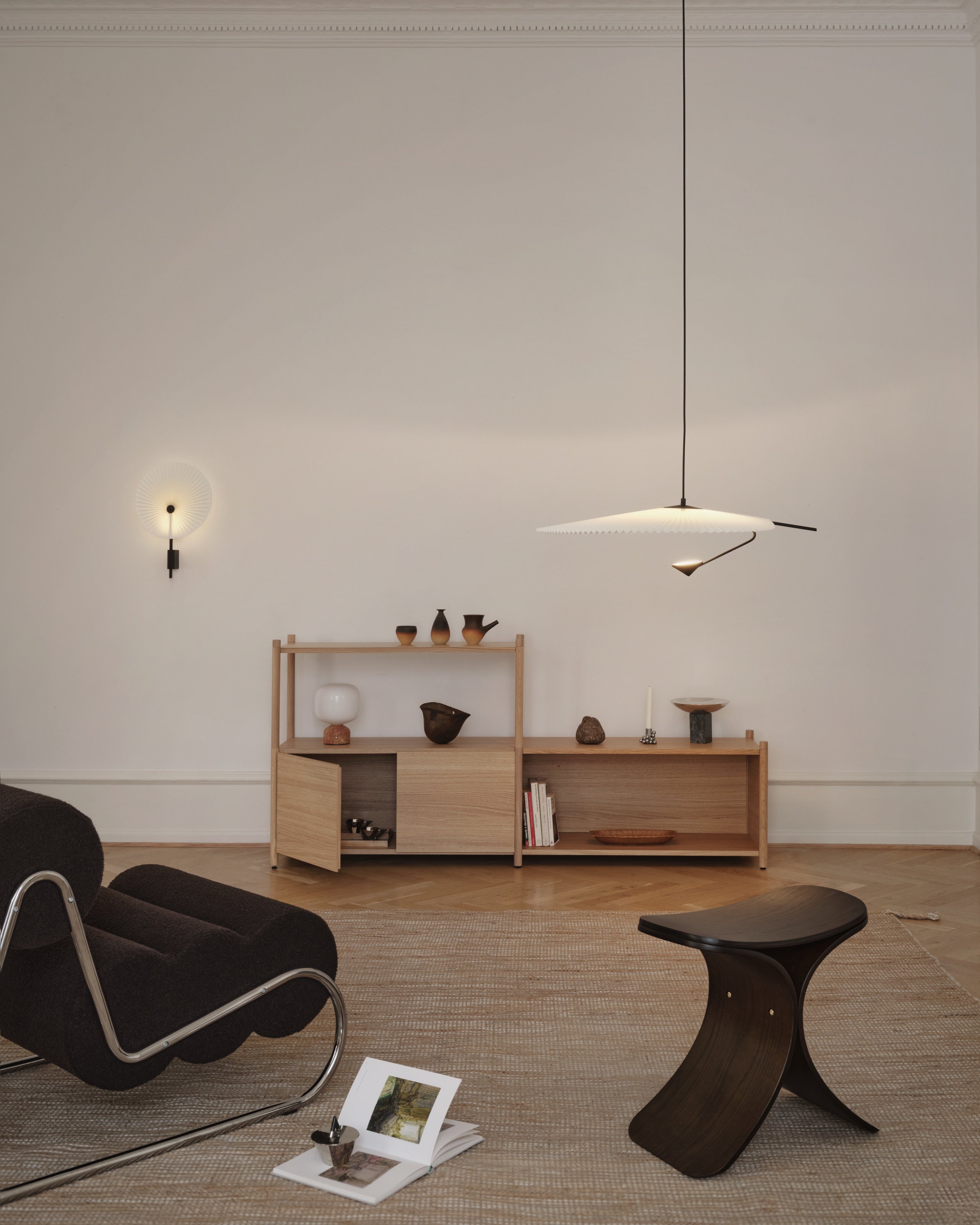 LIRIS  Wandlampe Schwarz