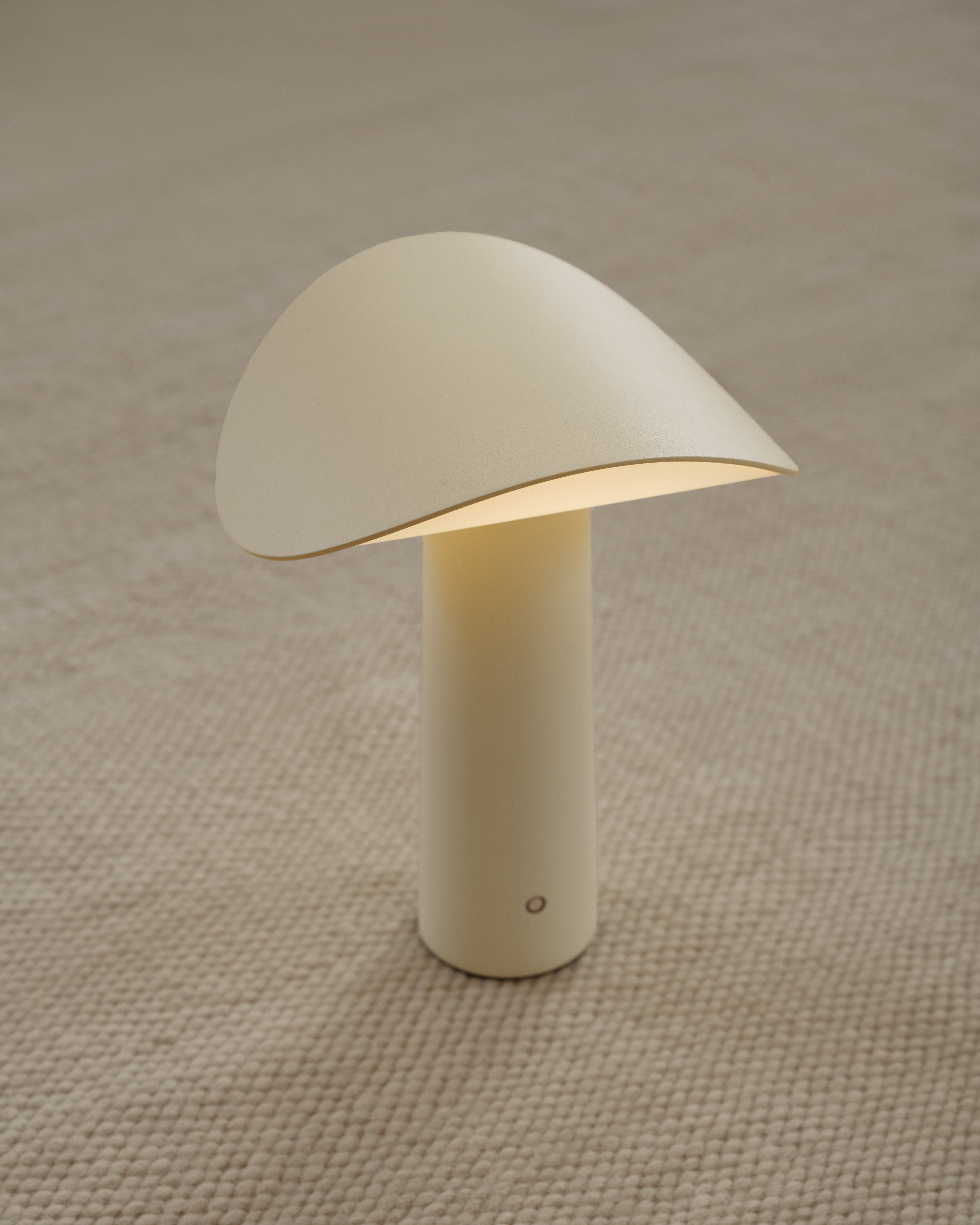 LIUM Tragbare Tischlampe Hellgelb