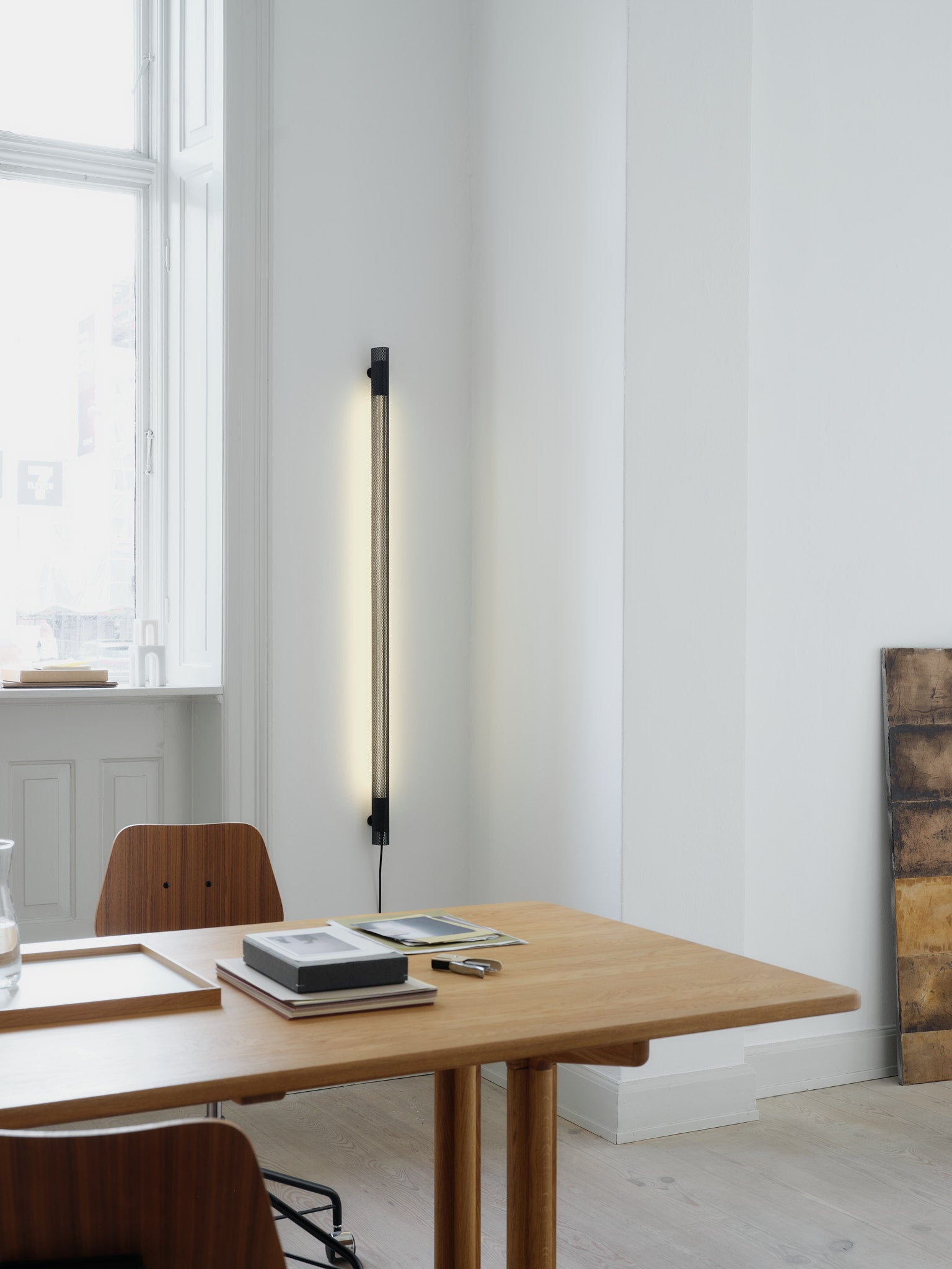 RADENT Wandlampe Lang Schwarz