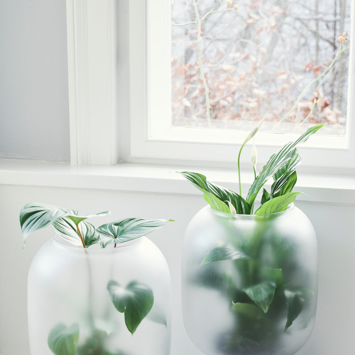 NEBL Blumentopf Groß Grau