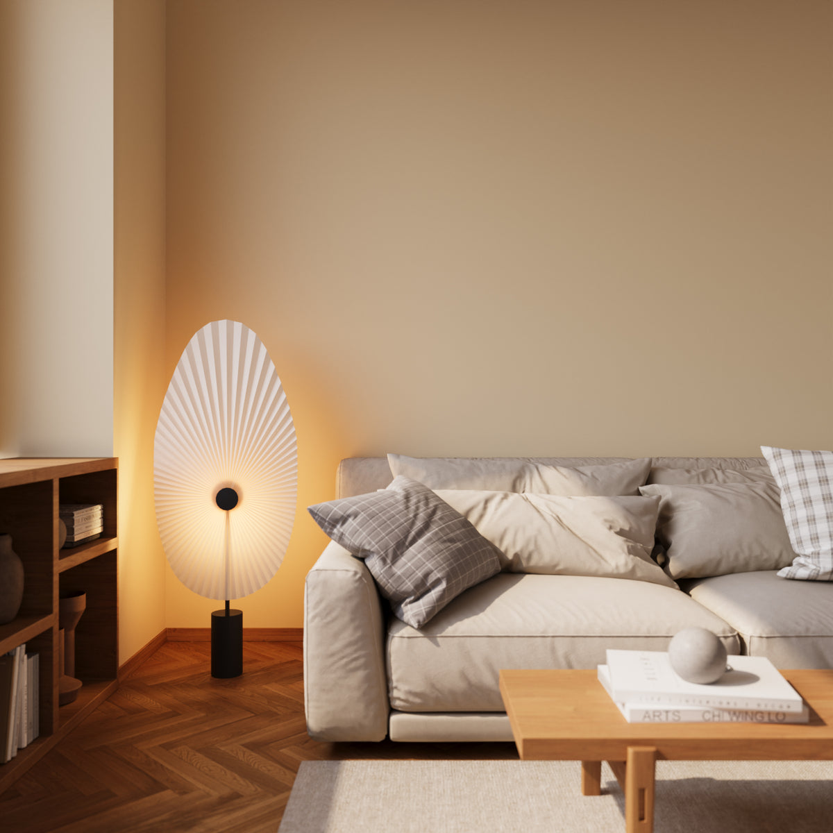 LIRIS Stehlampe Schwarz