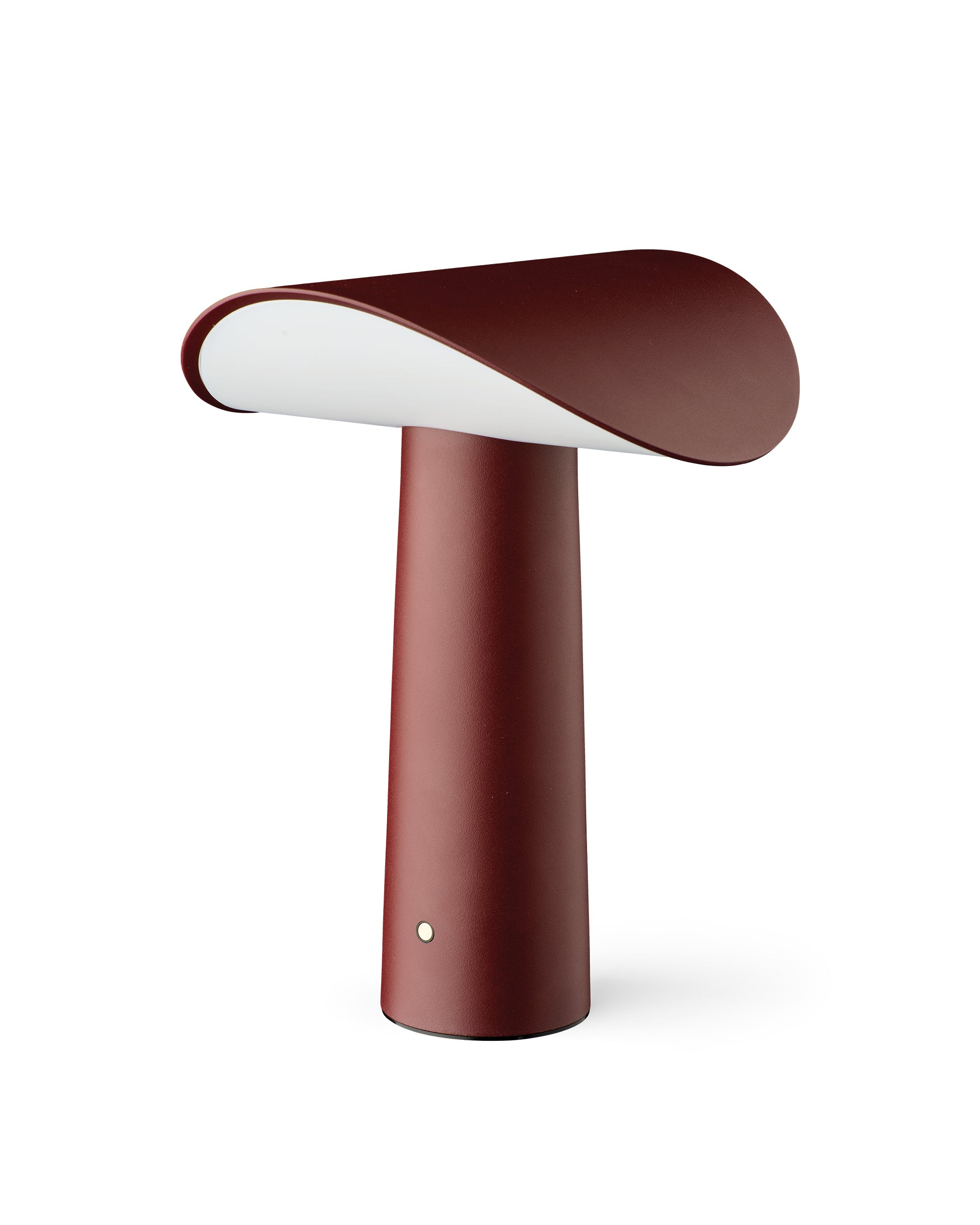 LIUM Tragbare Tischlampe Bordeaux