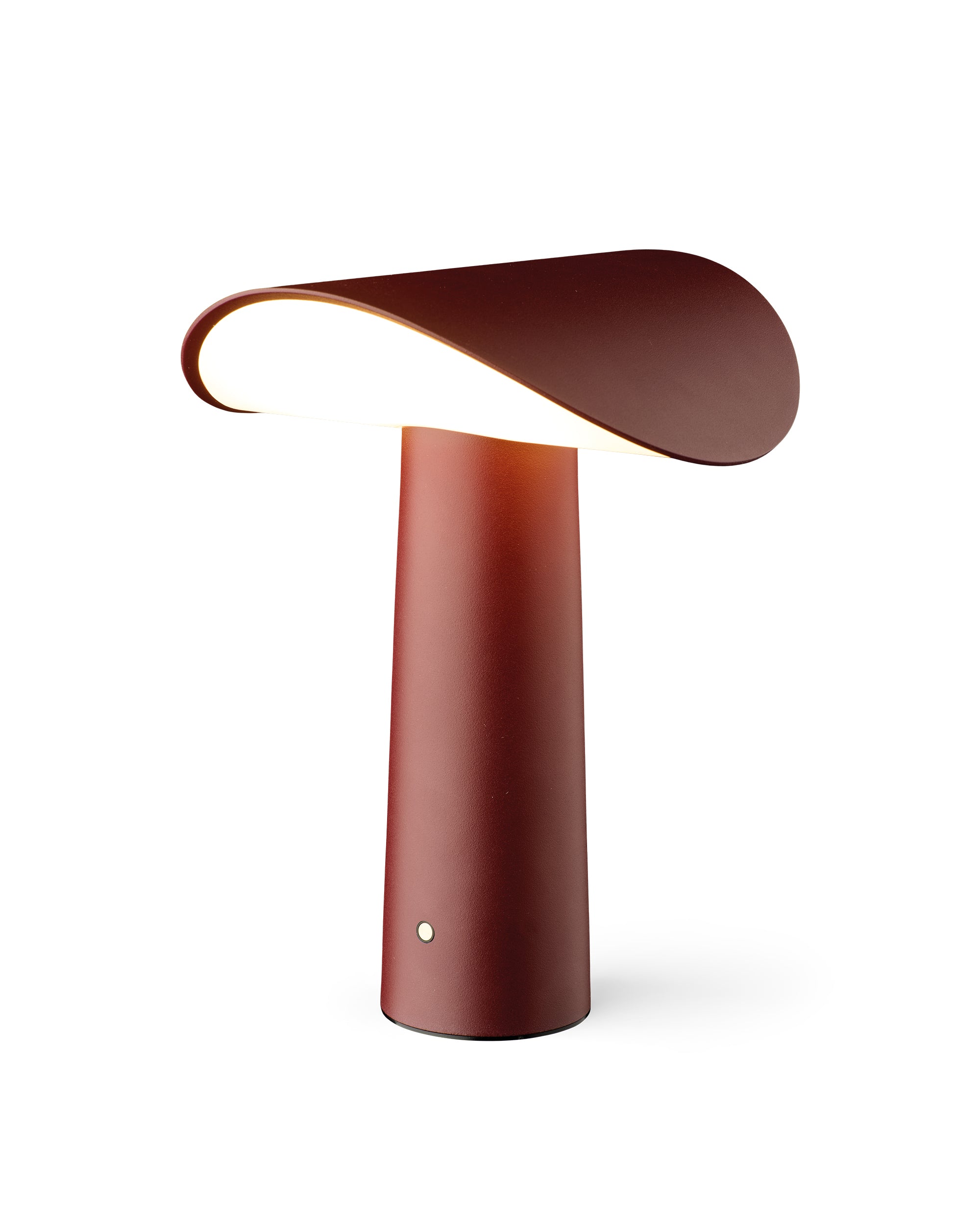 LIUM Tragbare Tischlampe Bordeaux