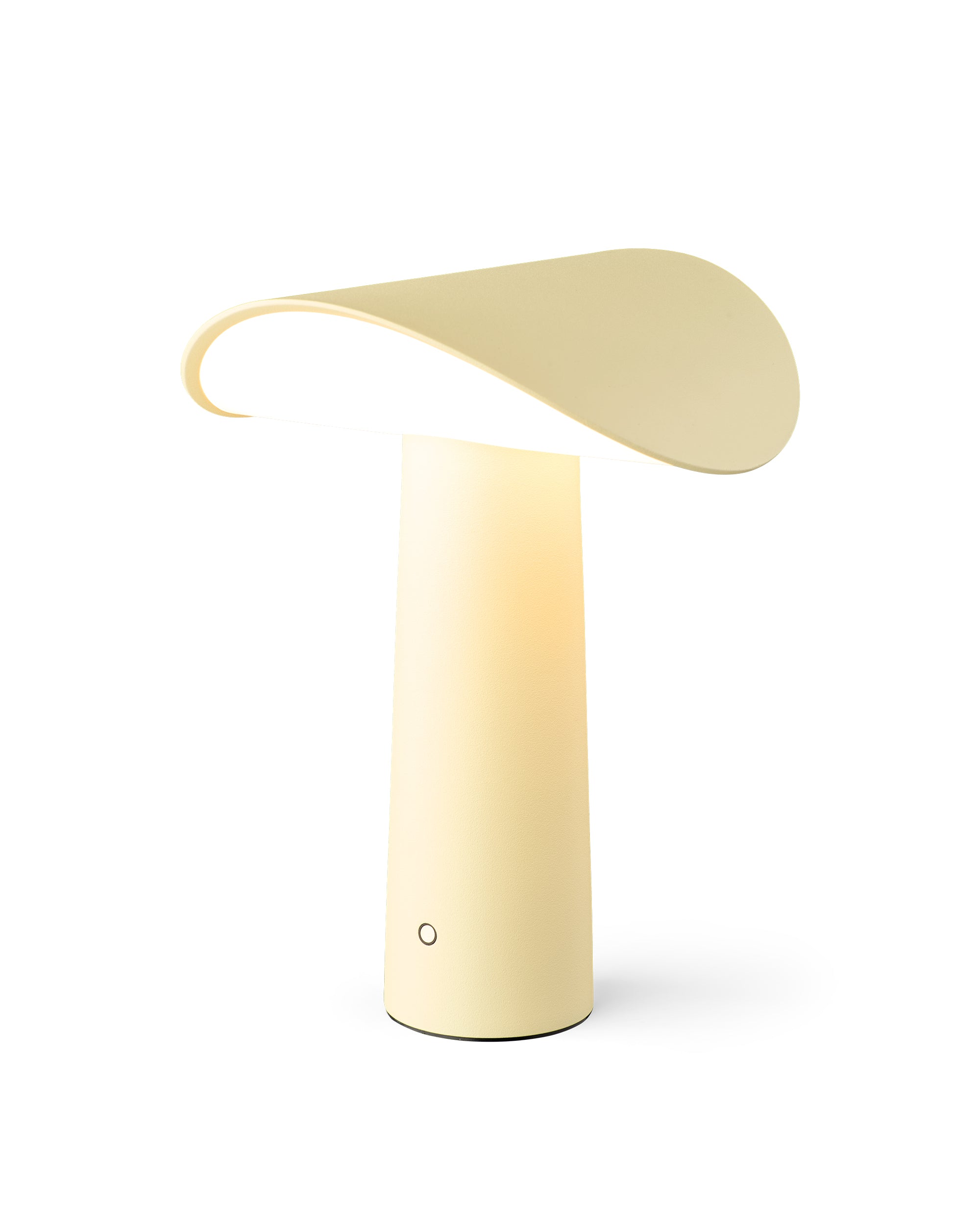 LIUM Tragbare Tischlampe Hellgelb