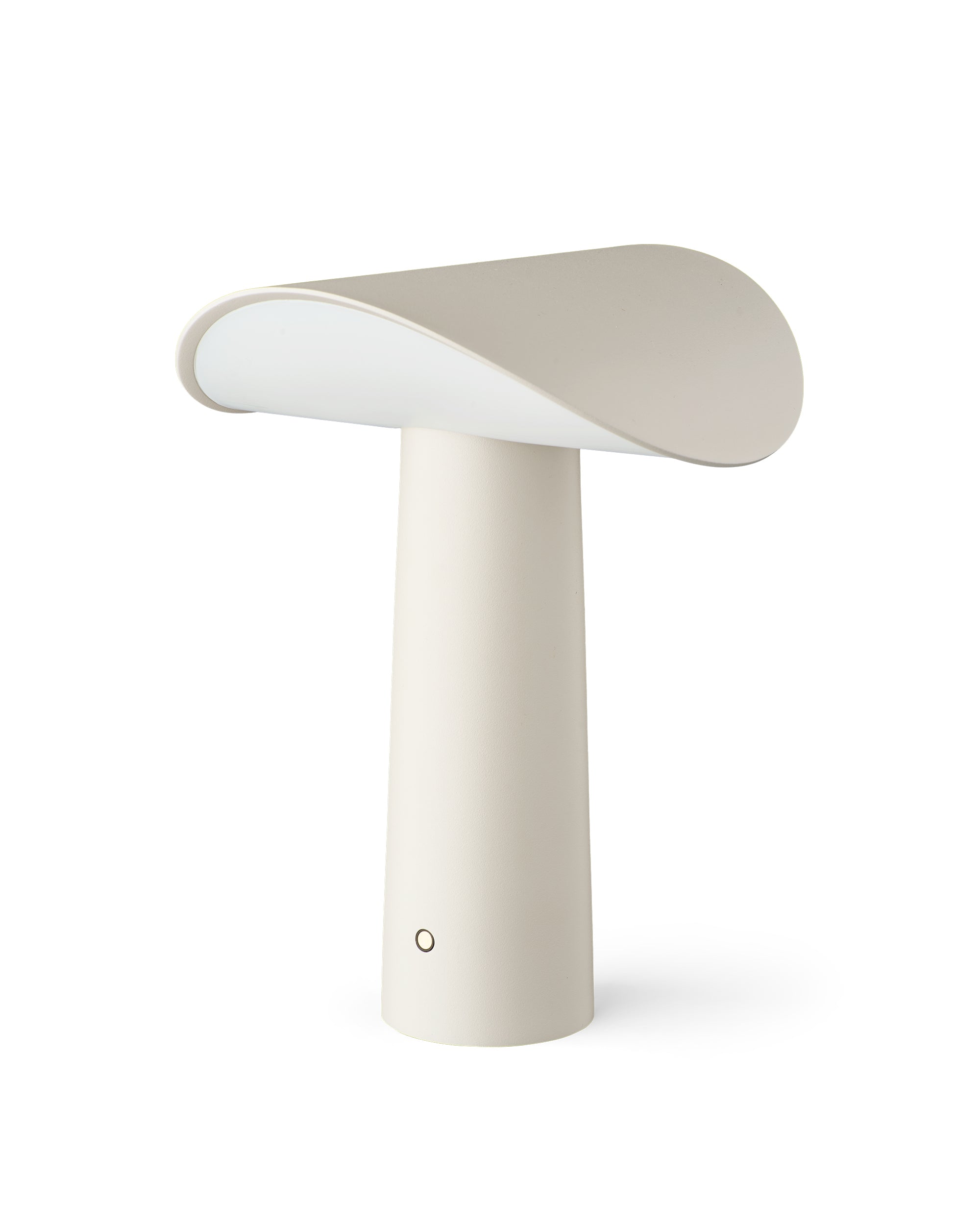 LIUM Tragbare Tischlampe Warmgrau
