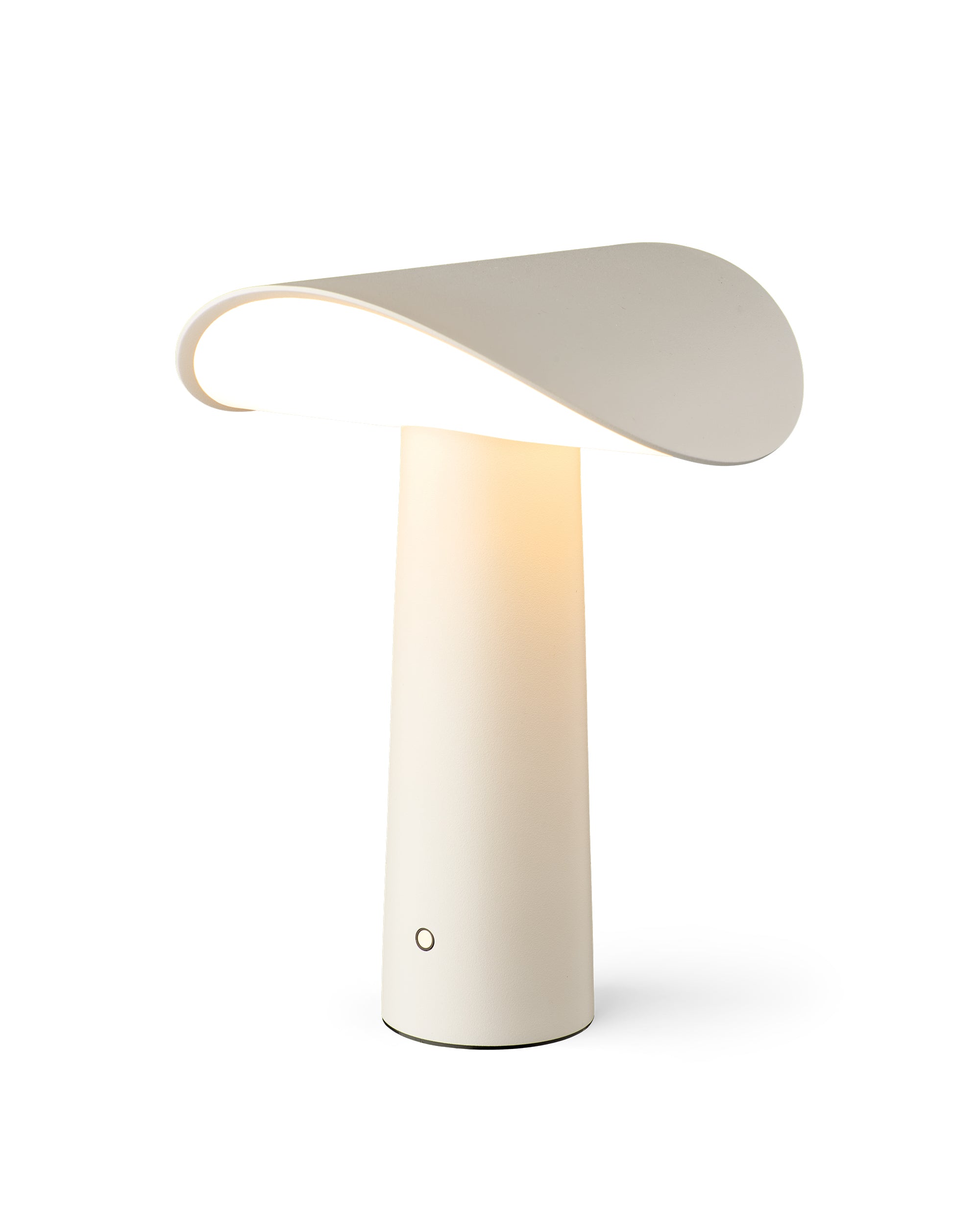 LIUM Tragbare Tischlampe Warmgrau