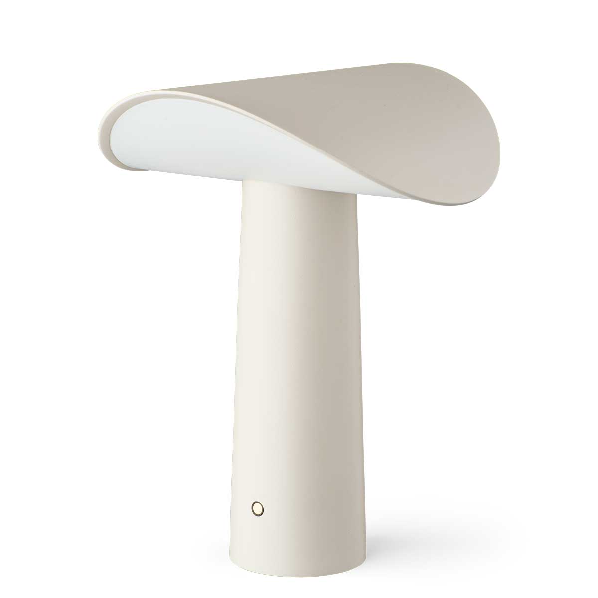 LIUM Tragbare Tischlampe Warmgrau