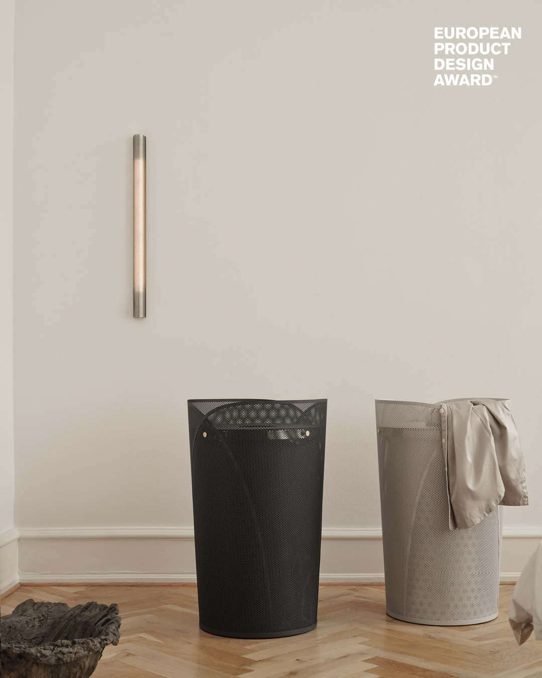 OYA Wäschekorb Warmgrau