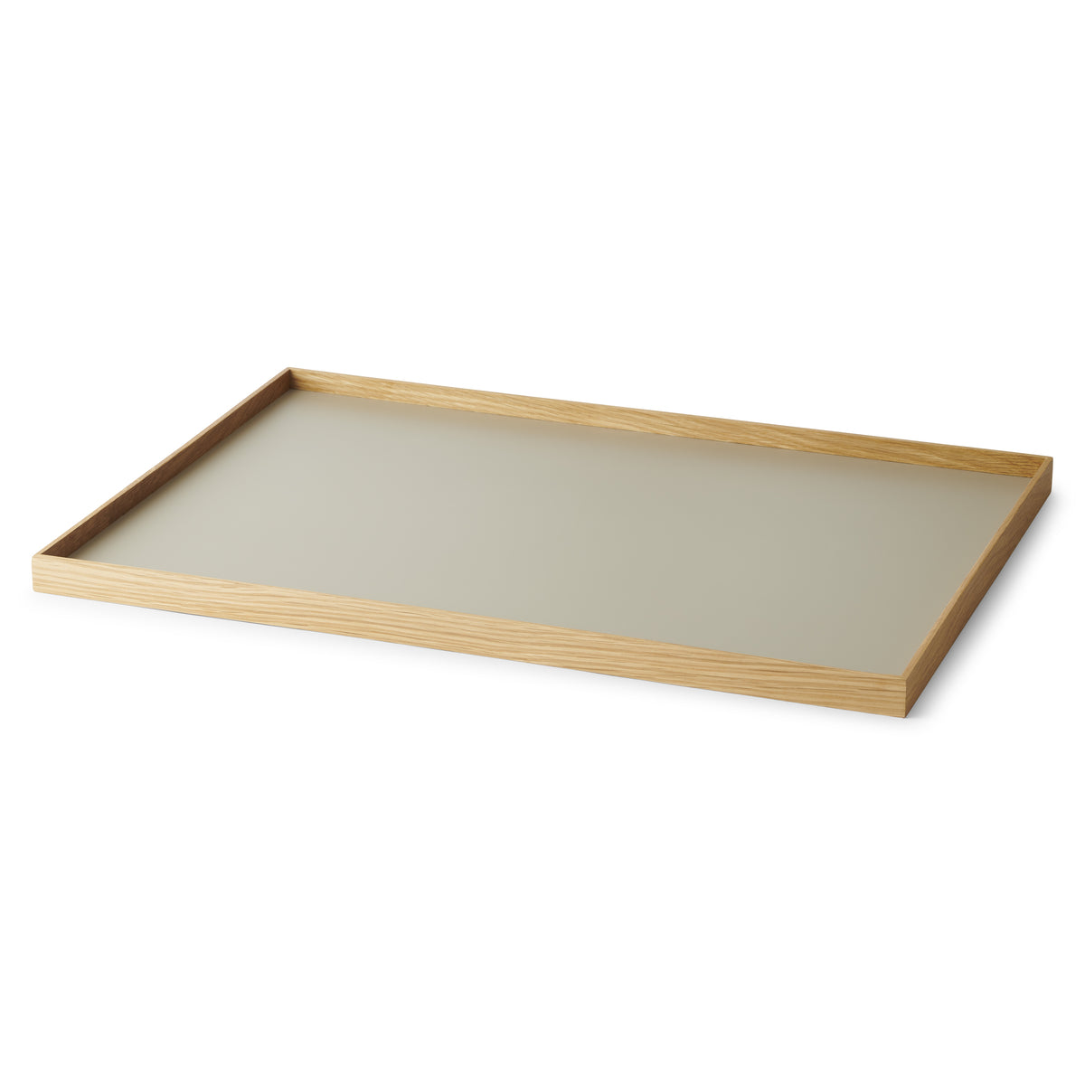 FRAME Tablett Groß Eiche Grau