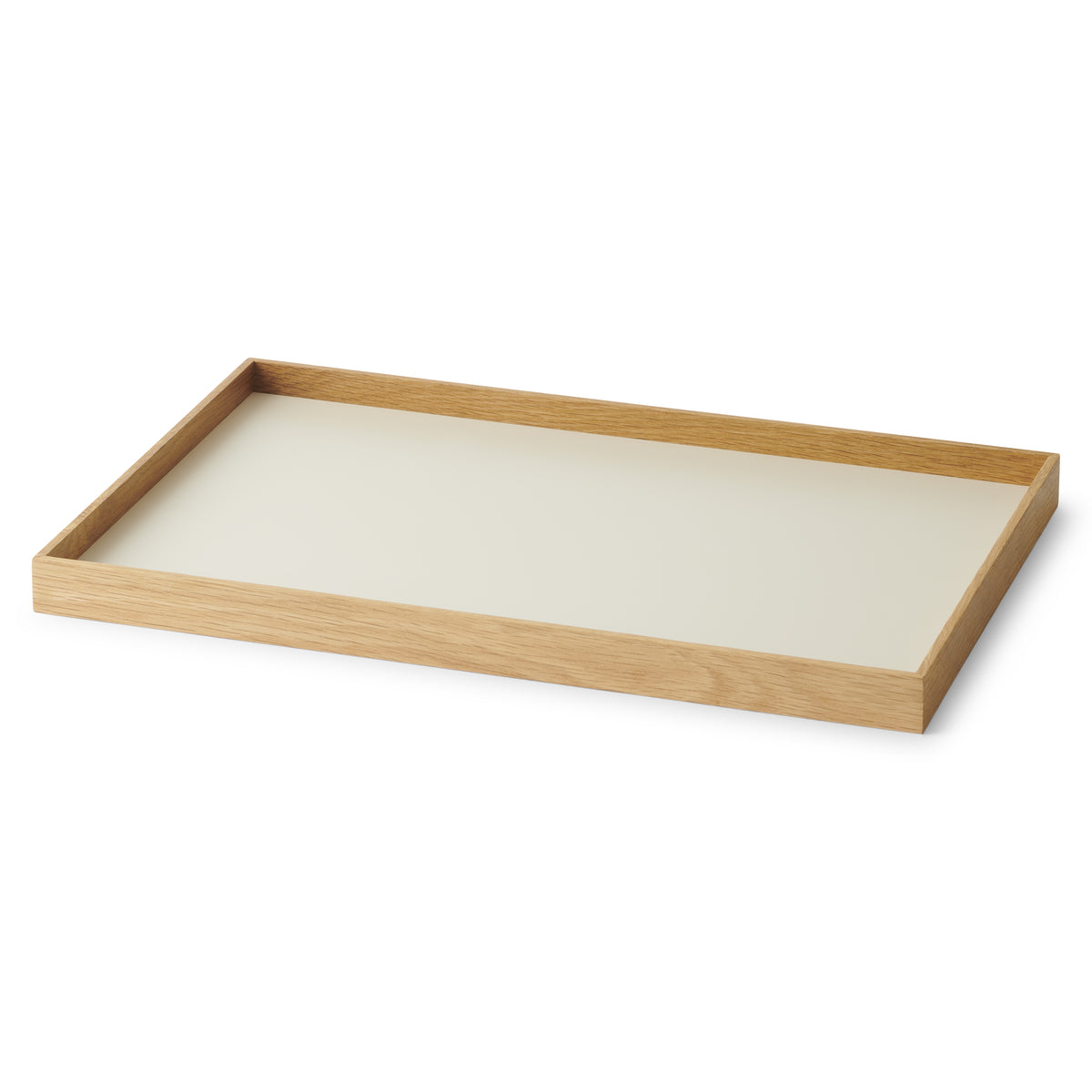 FRAME Tablett Mittel Eiche Beige
