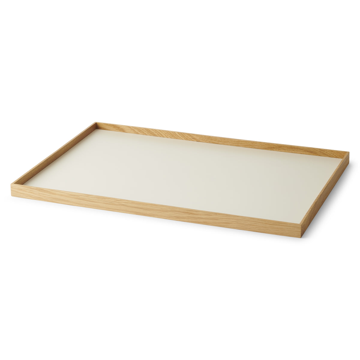 FRAME Tablett Groß Eiche Beige