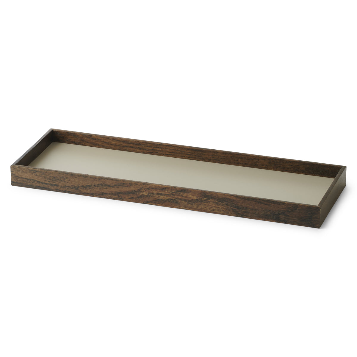 FRAME Tablett Klein Räuchereiche Grau