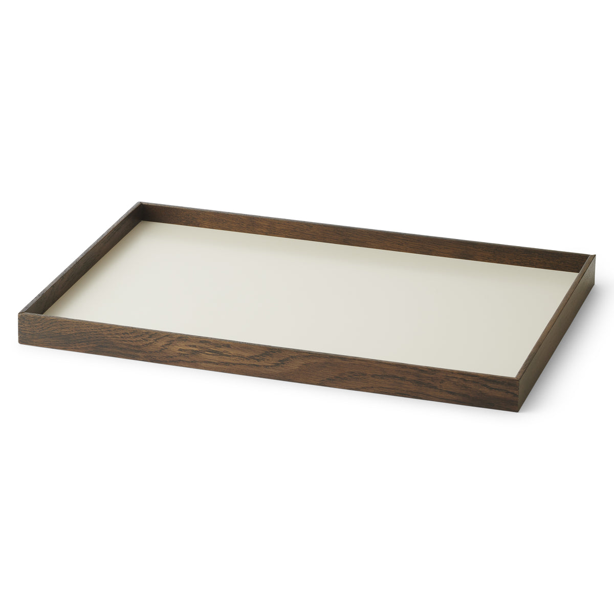 FRAME Tablett Mittel Räuchereiche Beige