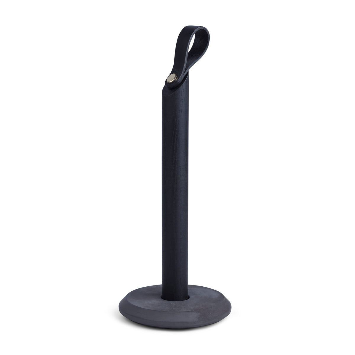 GRAB Küchenrollenhalter Schwarz Eiche