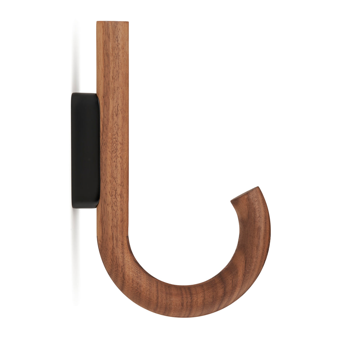 HOOK Haken Walnuss Schwarz