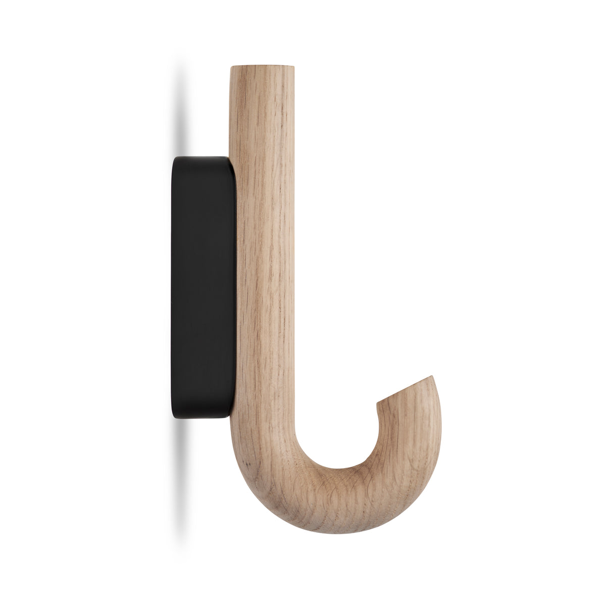 HOOK Haken Mini Eiche Schwarz
