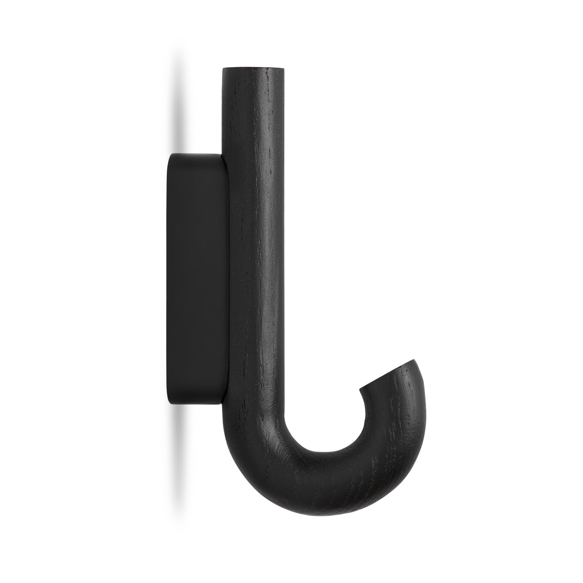 HOOK Haken Mini Schwarz Eiche Schwarz