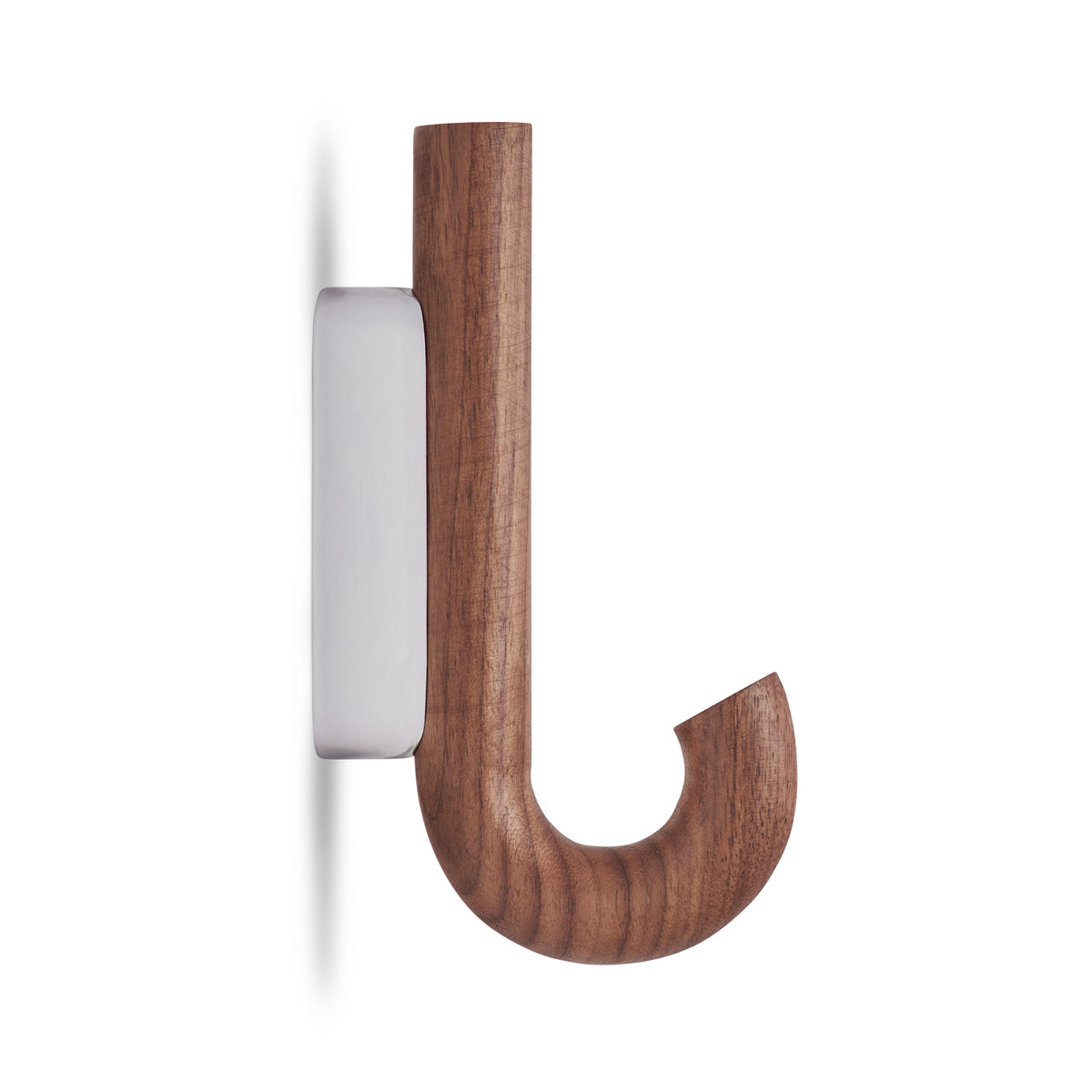 HOOK Haken Mini Walnuss Chrom