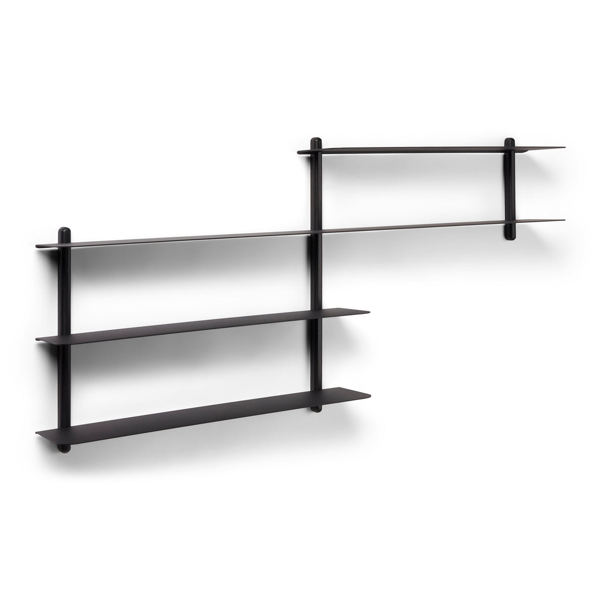 NIVO Regal B Schwarz-Esche Schwarz