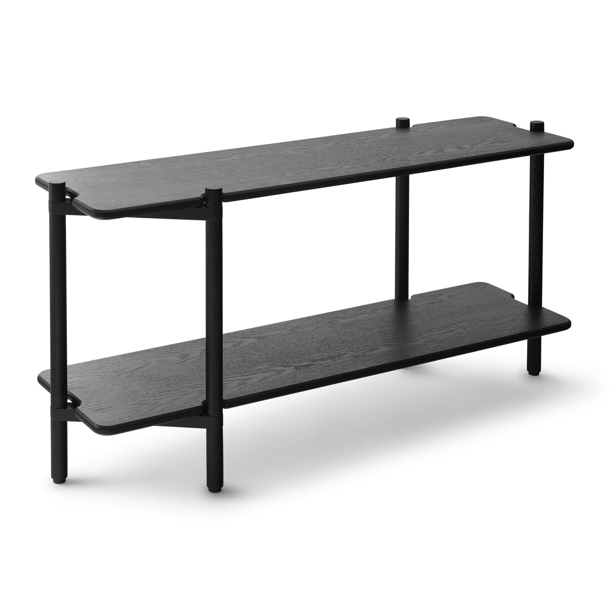 INVI Bücherregal Modul 1 Schwarz-Esche