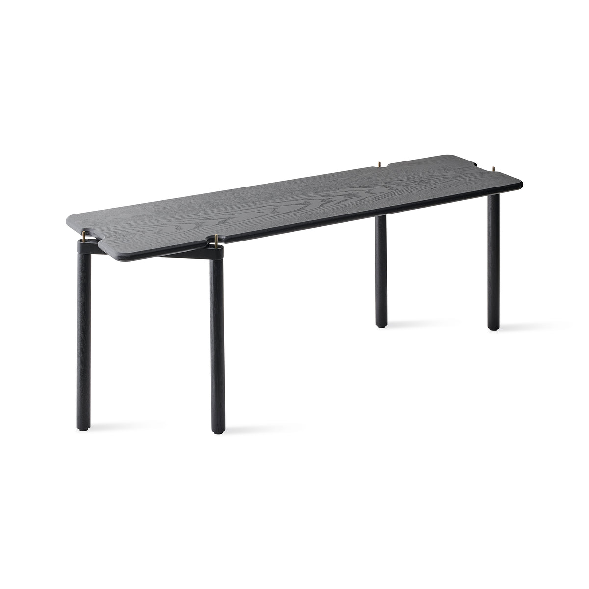 INVI Bücherregal Modul 2 Schwarz-Esche