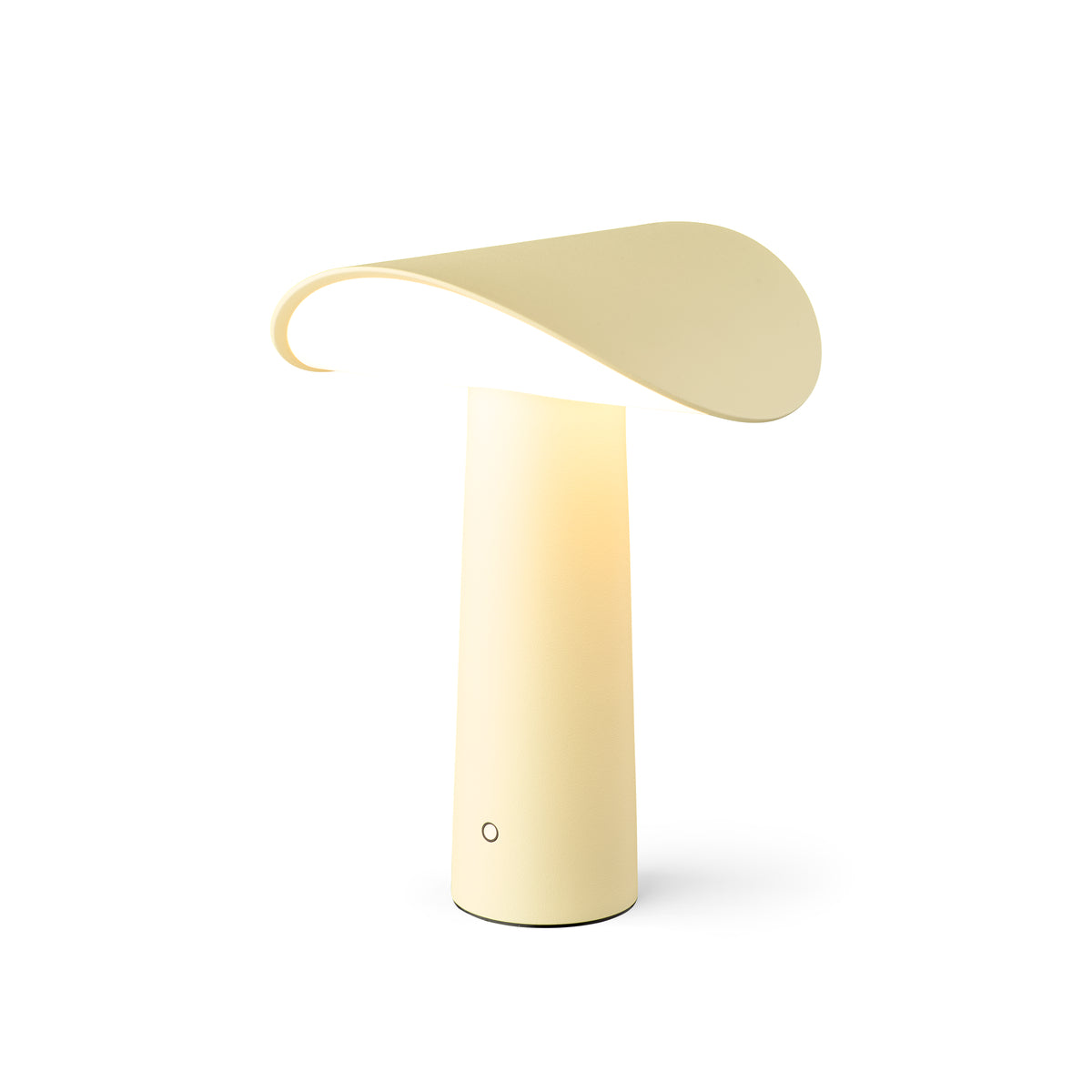 LIUM Tragbare Tischlampe Hellgelb