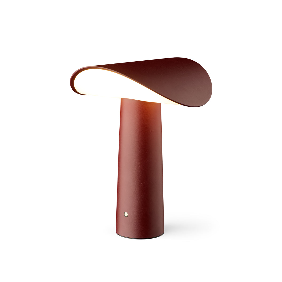 LIUM Tragbare Tischlampe Bordeaux