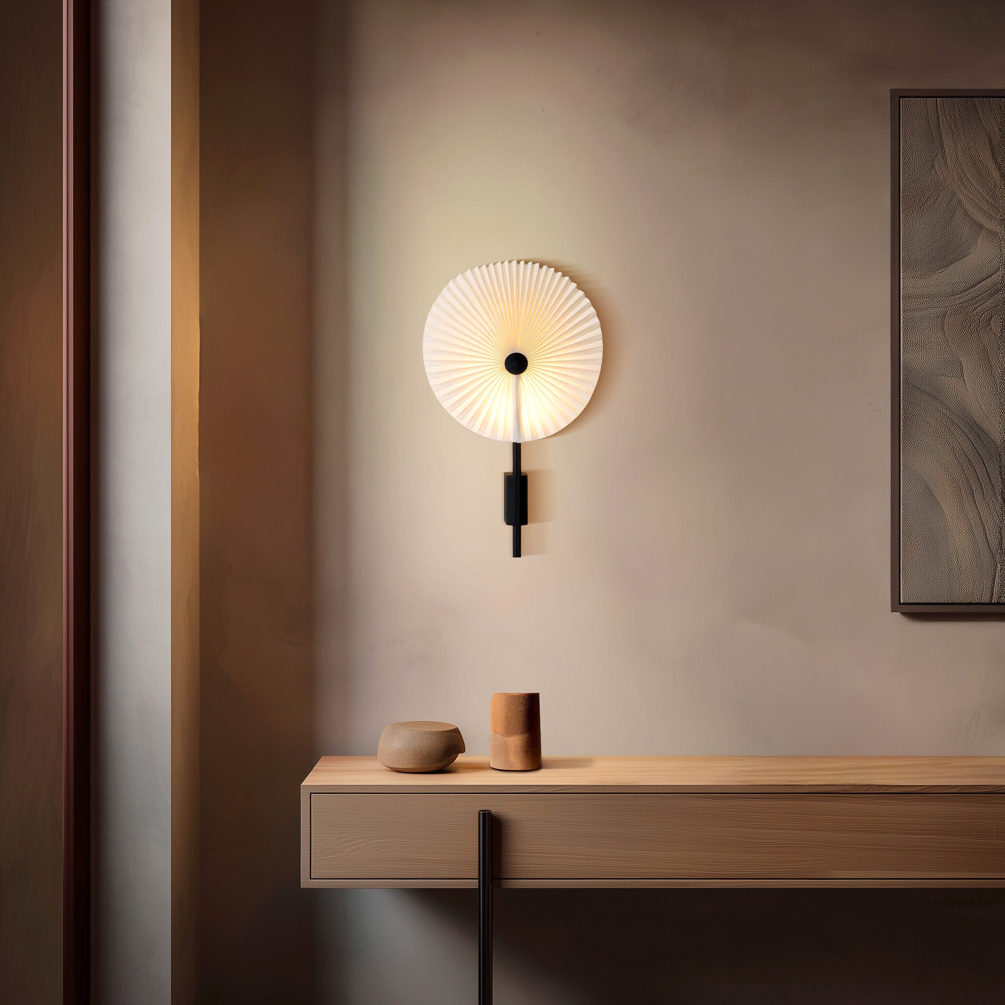 LIRIS  Wandlampe Schwarz