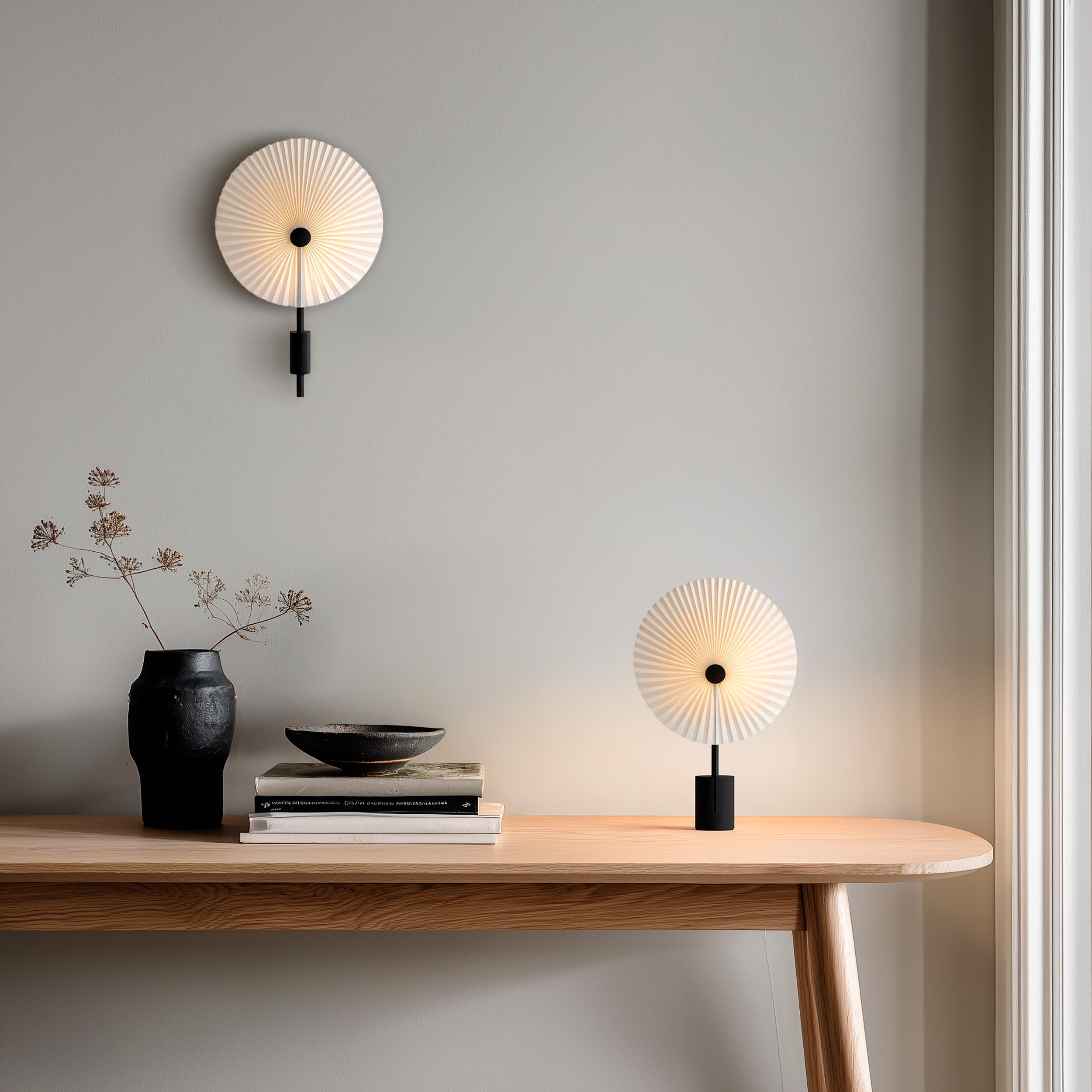 LIRIS Tragbare Lampe Schwarz